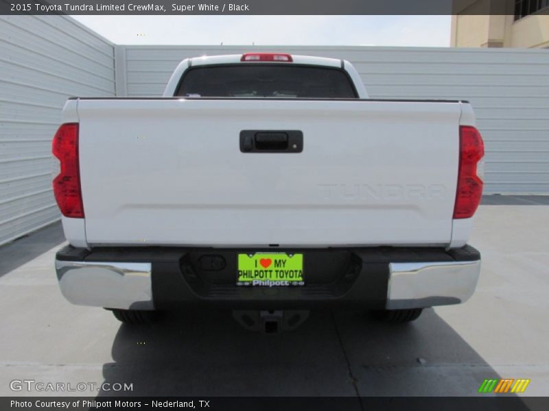 Super White / Black 2015 Toyota Tundra Limited CrewMax