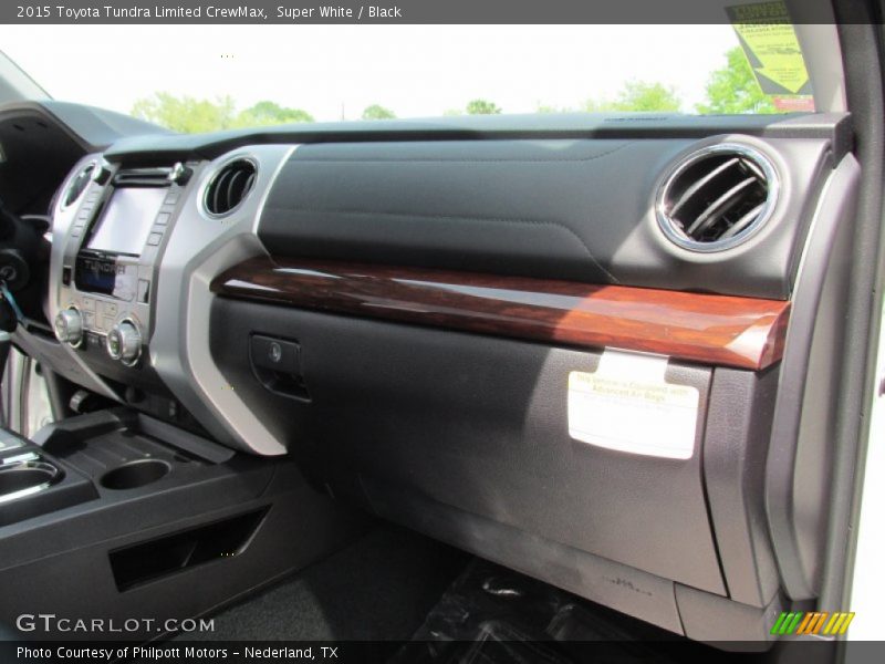 Super White / Black 2015 Toyota Tundra Limited CrewMax