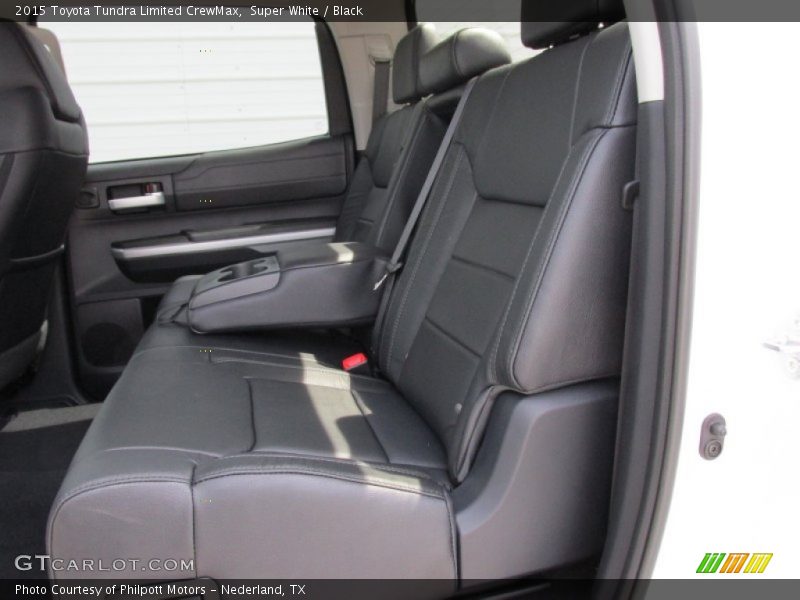 Rear Seat of 2015 Tundra Limited CrewMax