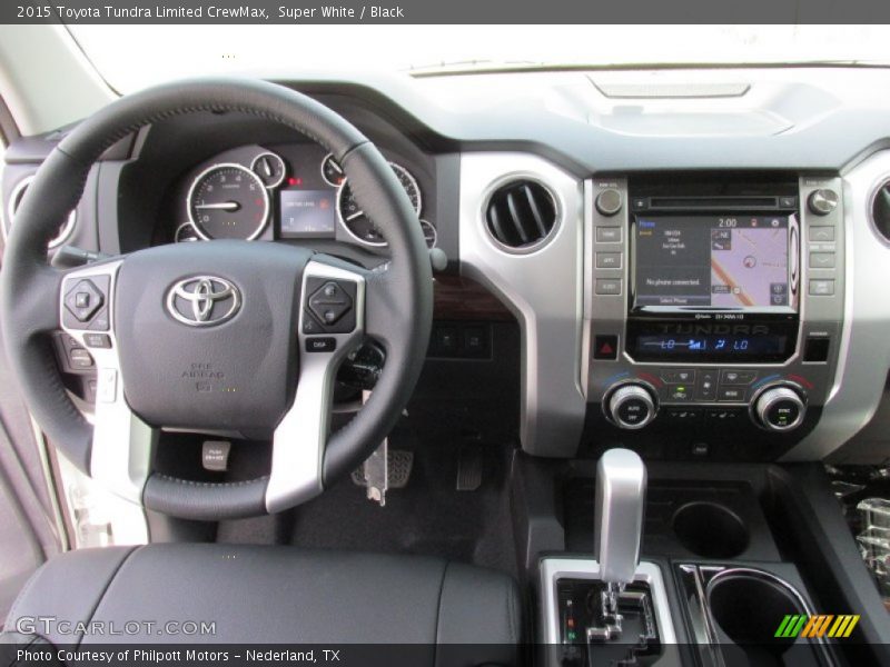 Dashboard of 2015 Tundra Limited CrewMax