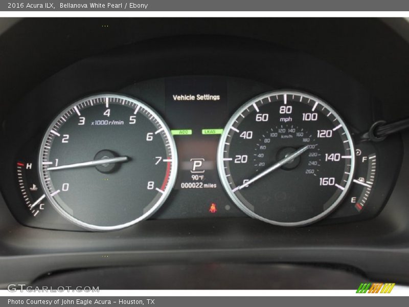 Bellanova White Pearl / Ebony 2016 Acura ILX