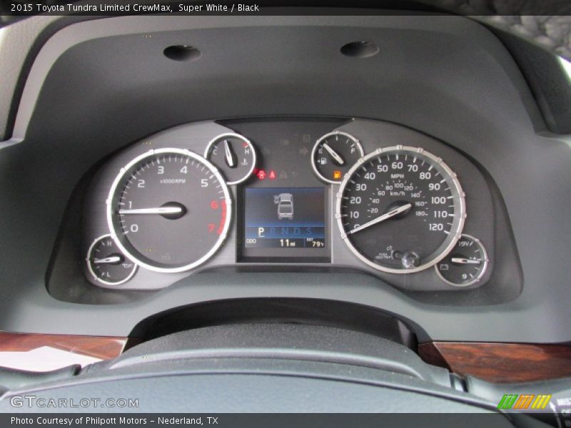  2015 Tundra Limited CrewMax Limited CrewMax Gauges