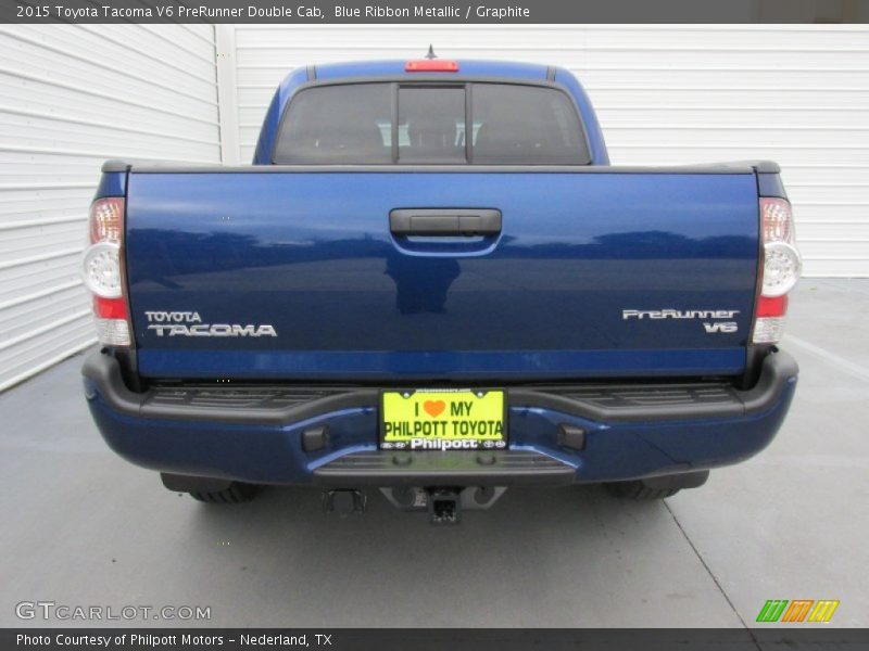 Blue Ribbon Metallic / Graphite 2015 Toyota Tacoma V6 PreRunner Double Cab