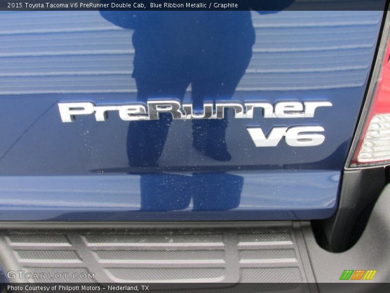 Blue Ribbon Metallic / Graphite 2015 Toyota Tacoma V6 PreRunner Double Cab