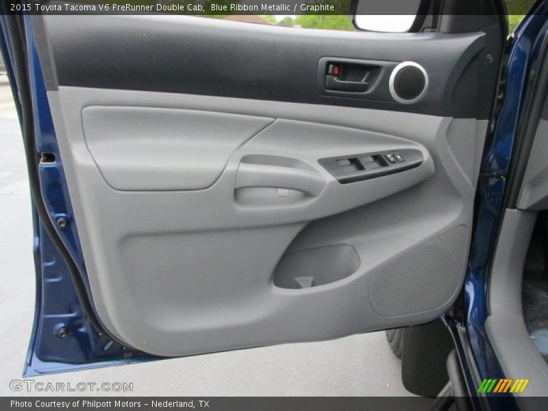 Blue Ribbon Metallic / Graphite 2015 Toyota Tacoma V6 PreRunner Double Cab