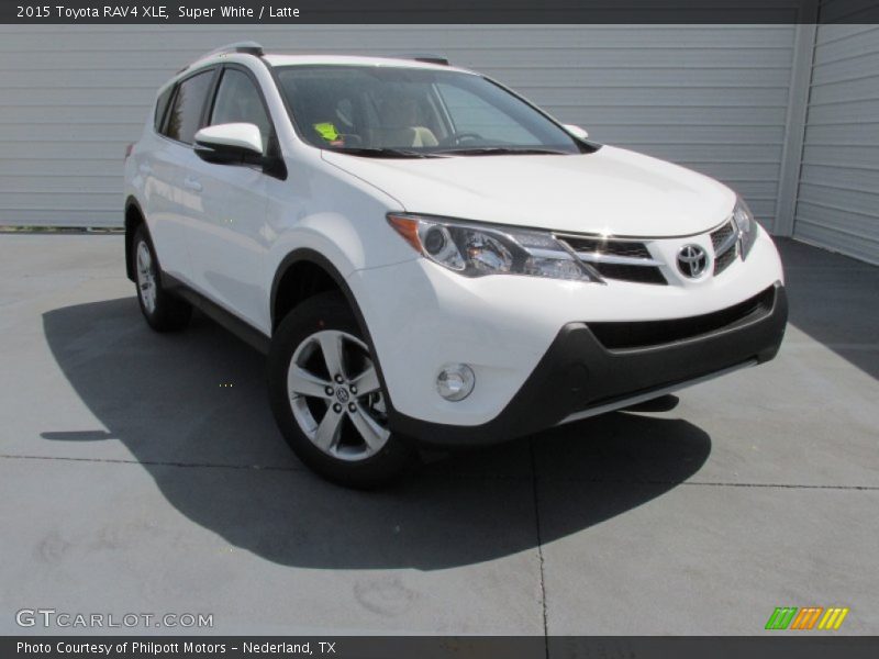 Super White / Latte 2015 Toyota RAV4 XLE