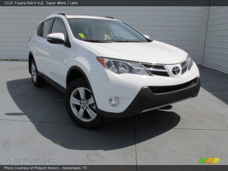 Super White / Latte 2015 Toyota RAV4 XLE