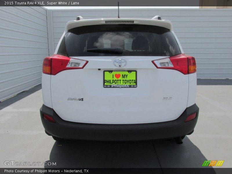 Super White / Latte 2015 Toyota RAV4 XLE