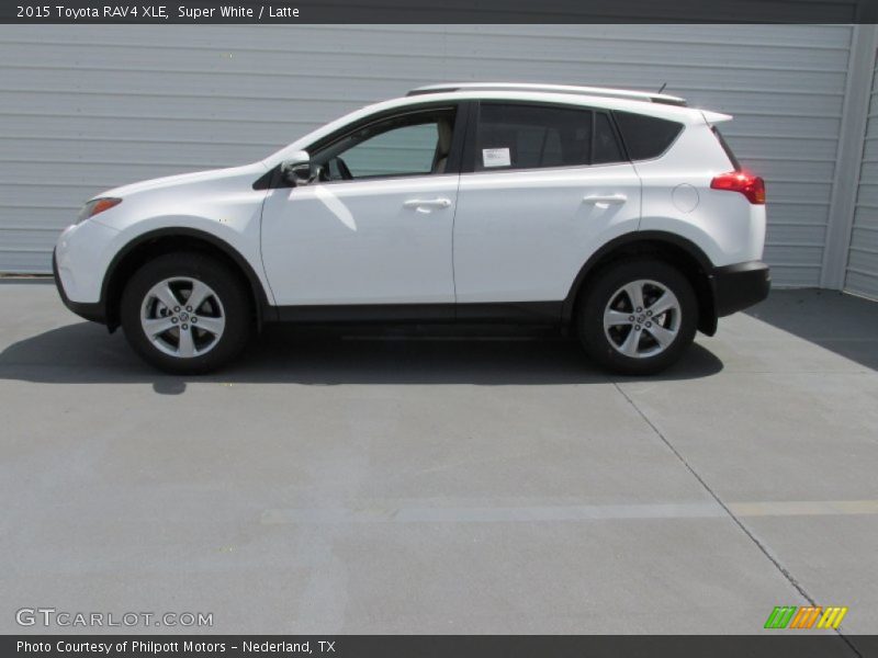Super White / Latte 2015 Toyota RAV4 XLE