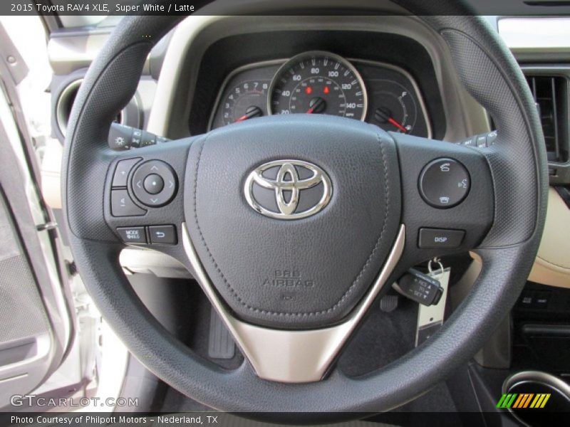 Super White / Latte 2015 Toyota RAV4 XLE