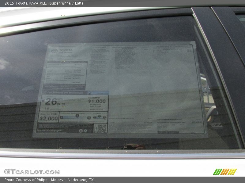 Super White / Latte 2015 Toyota RAV4 XLE