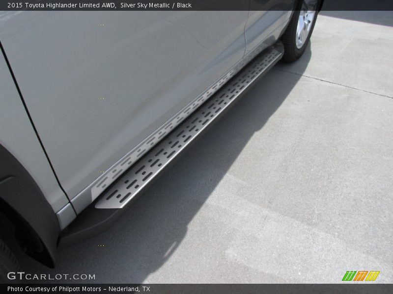 Silver Sky Metallic / Black 2015 Toyota Highlander Limited AWD