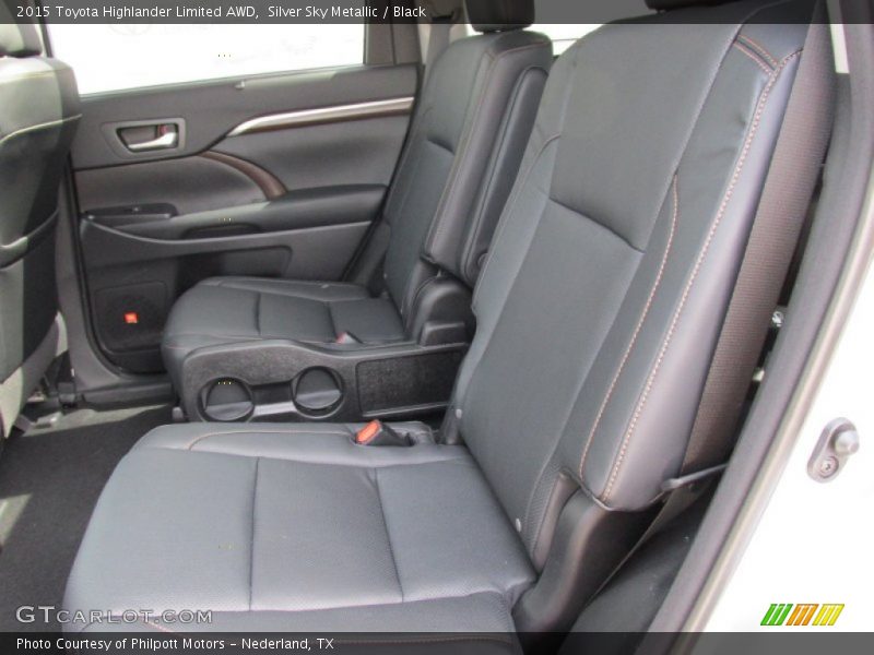 Silver Sky Metallic / Black 2015 Toyota Highlander Limited AWD