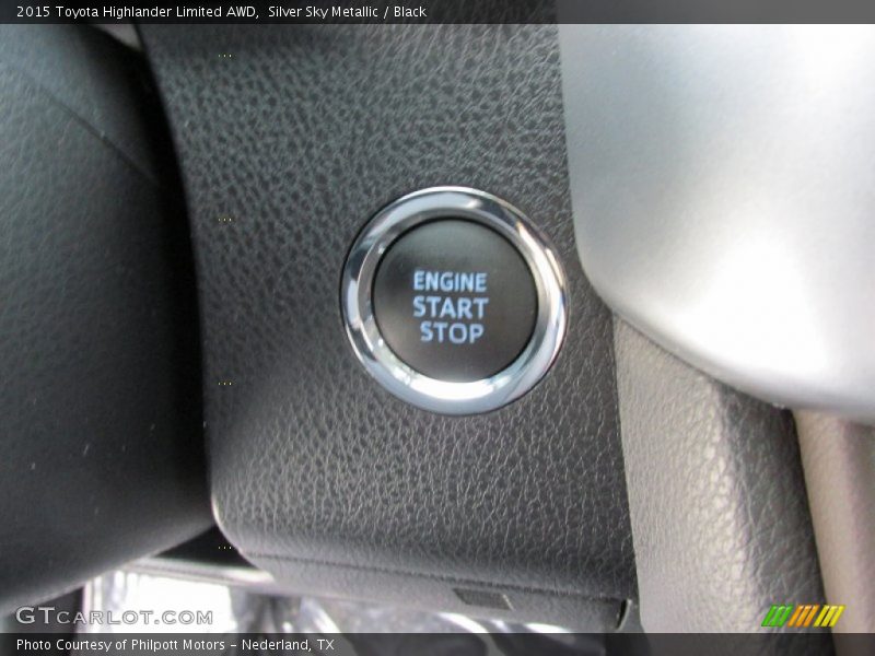 Silver Sky Metallic / Black 2015 Toyota Highlander Limited AWD
