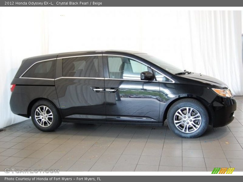 Crystal Black Pearl / Beige 2012 Honda Odyssey EX-L