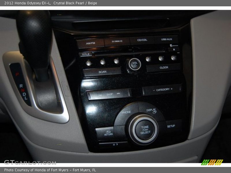 Crystal Black Pearl / Beige 2012 Honda Odyssey EX-L