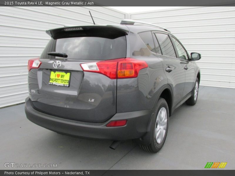 Magnetic Gray Metallic / Ash 2015 Toyota RAV4 LE
