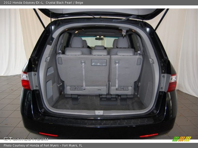 Crystal Black Pearl / Beige 2012 Honda Odyssey EX-L