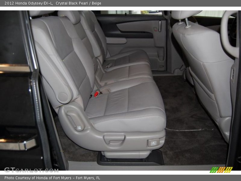 Crystal Black Pearl / Beige 2012 Honda Odyssey EX-L
