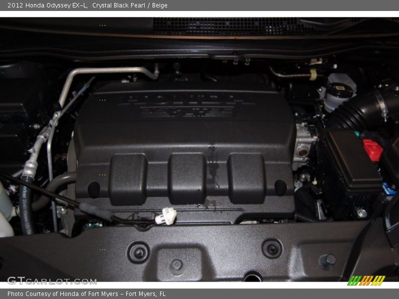 Crystal Black Pearl / Beige 2012 Honda Odyssey EX-L