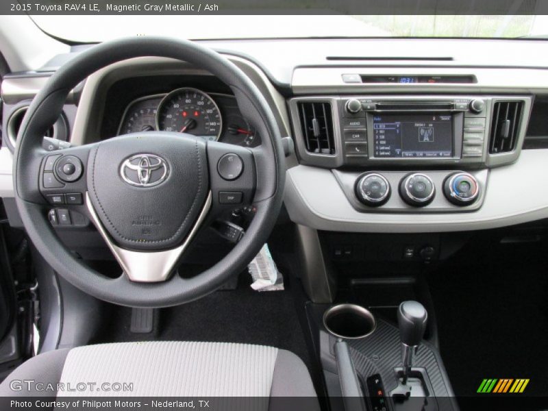 Magnetic Gray Metallic / Ash 2015 Toyota RAV4 LE