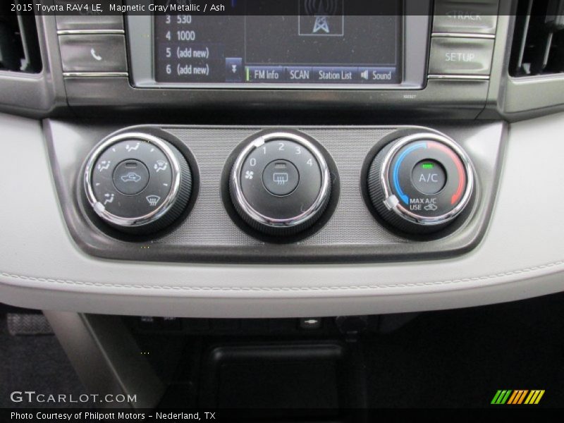 Magnetic Gray Metallic / Ash 2015 Toyota RAV4 LE