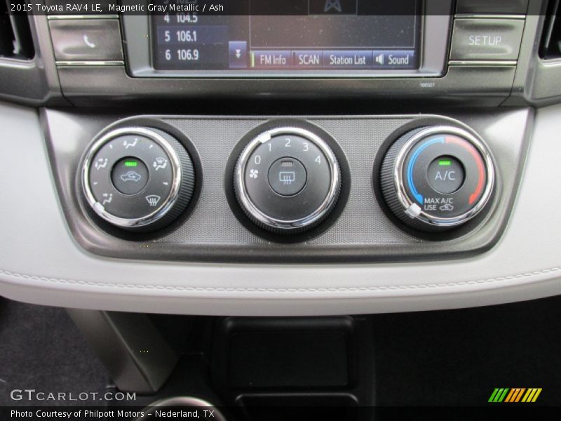 Magnetic Gray Metallic / Ash 2015 Toyota RAV4 LE
