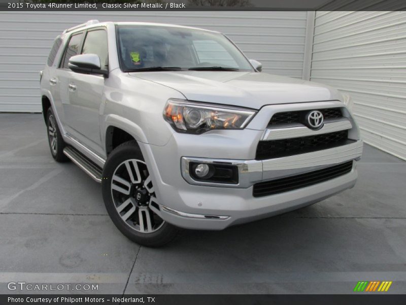 Classic Silver Metallic / Black 2015 Toyota 4Runner Limited