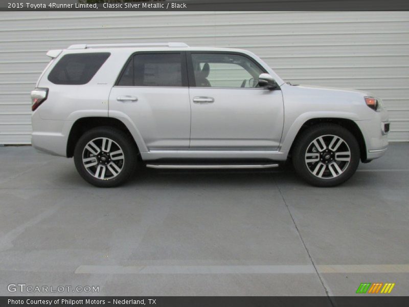 Classic Silver Metallic / Black 2015 Toyota 4Runner Limited