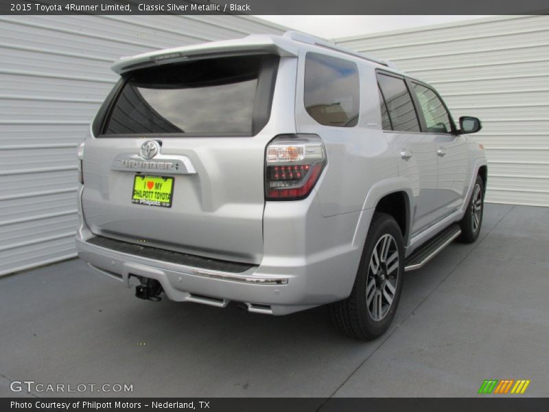 Classic Silver Metallic / Black 2015 Toyota 4Runner Limited