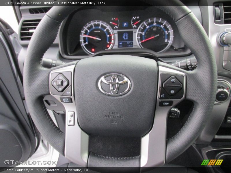 Classic Silver Metallic / Black 2015 Toyota 4Runner Limited
