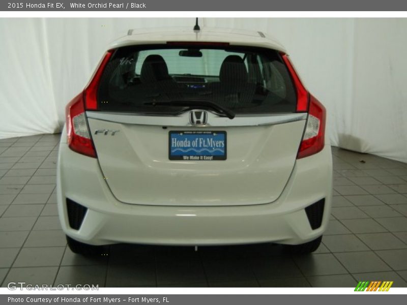 White Orchid Pearl / Black 2015 Honda Fit EX