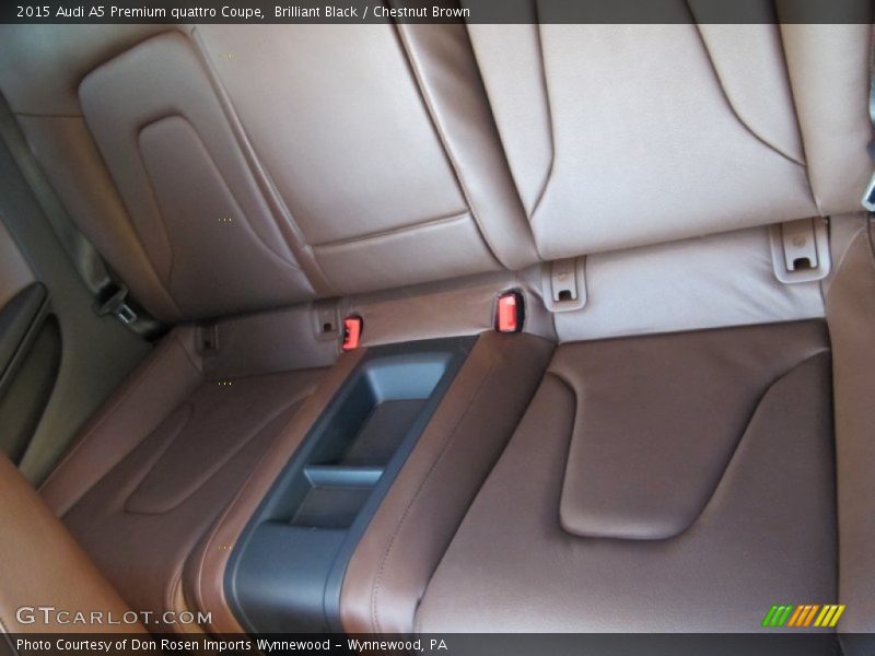 Brilliant Black / Chestnut Brown 2015 Audi A5 Premium quattro Coupe