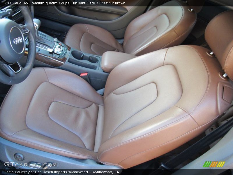 Front Seat of 2015 A5 Premium quattro Coupe