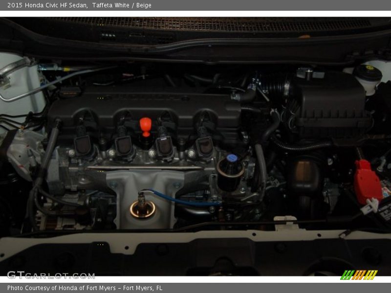Taffeta White / Beige 2015 Honda Civic HF Sedan