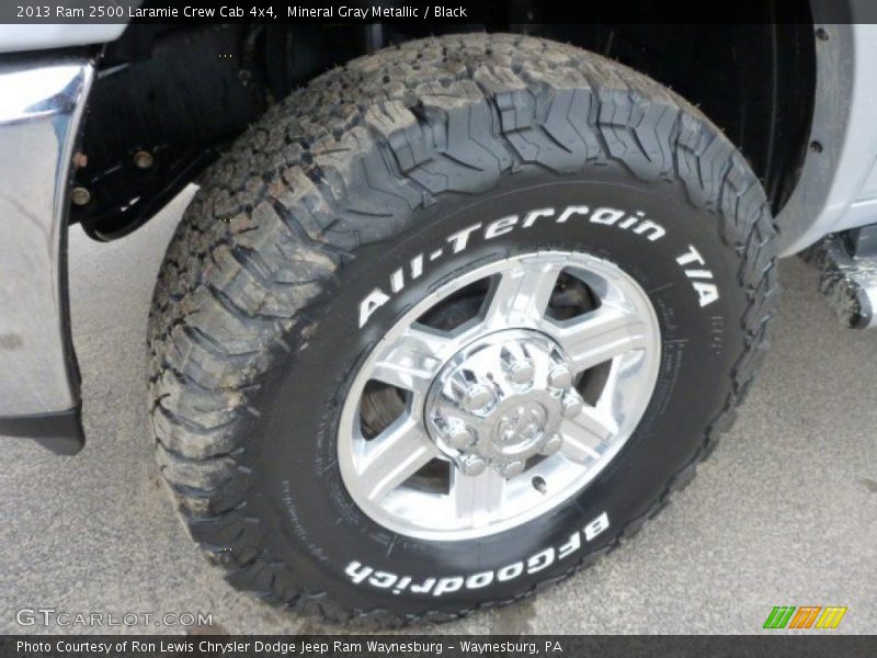 Mineral Gray Metallic / Black 2013 Ram 2500 Laramie Crew Cab 4x4