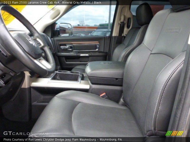 Mineral Gray Metallic / Black 2013 Ram 2500 Laramie Crew Cab 4x4