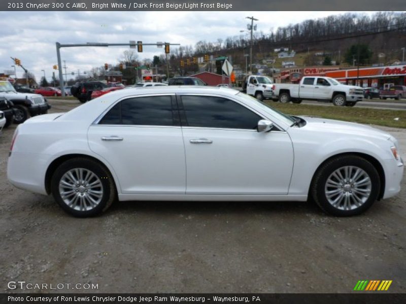 Bright White / Dark Frost Beige/Light Frost Beige 2013 Chrysler 300 C AWD