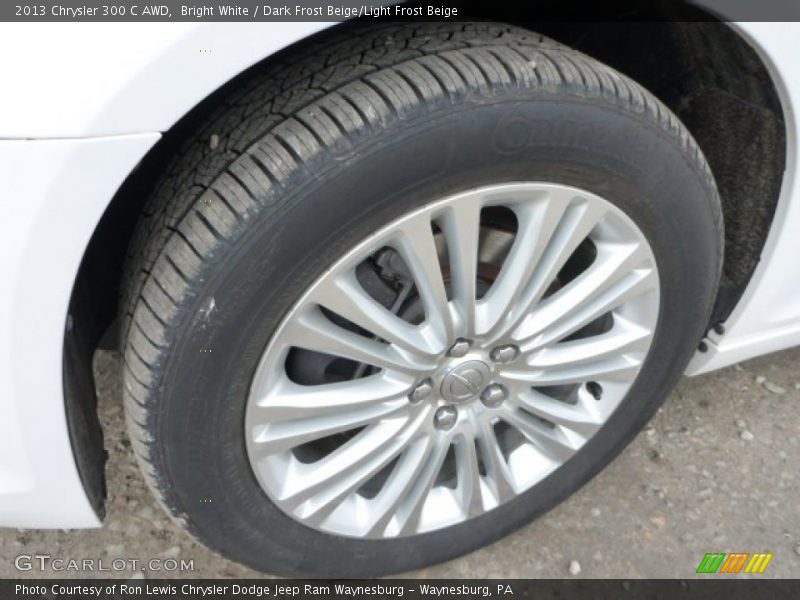 Bright White / Dark Frost Beige/Light Frost Beige 2013 Chrysler 300 C AWD