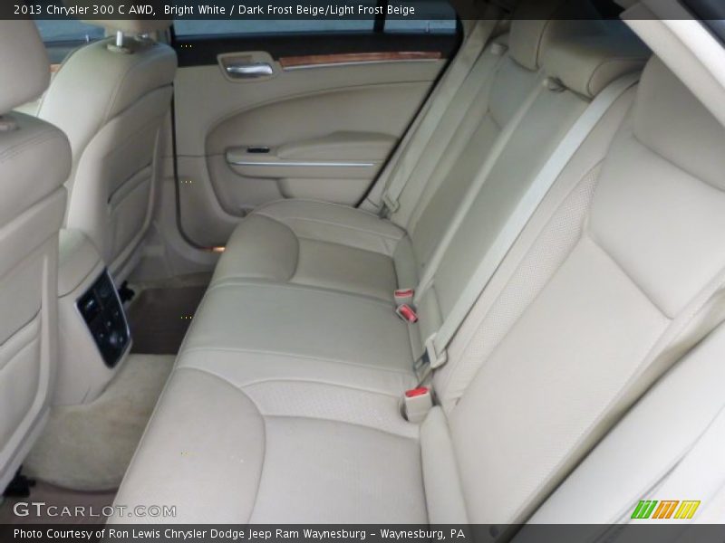 Bright White / Dark Frost Beige/Light Frost Beige 2013 Chrysler 300 C AWD