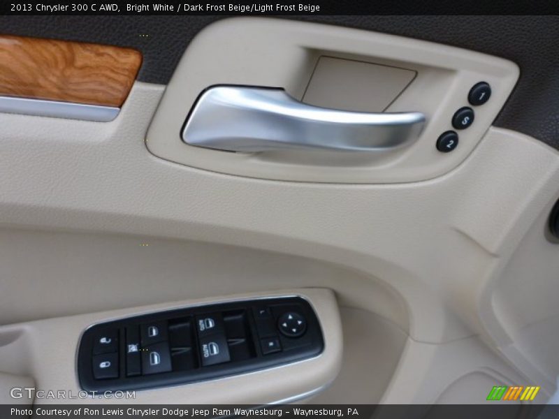 Bright White / Dark Frost Beige/Light Frost Beige 2013 Chrysler 300 C AWD