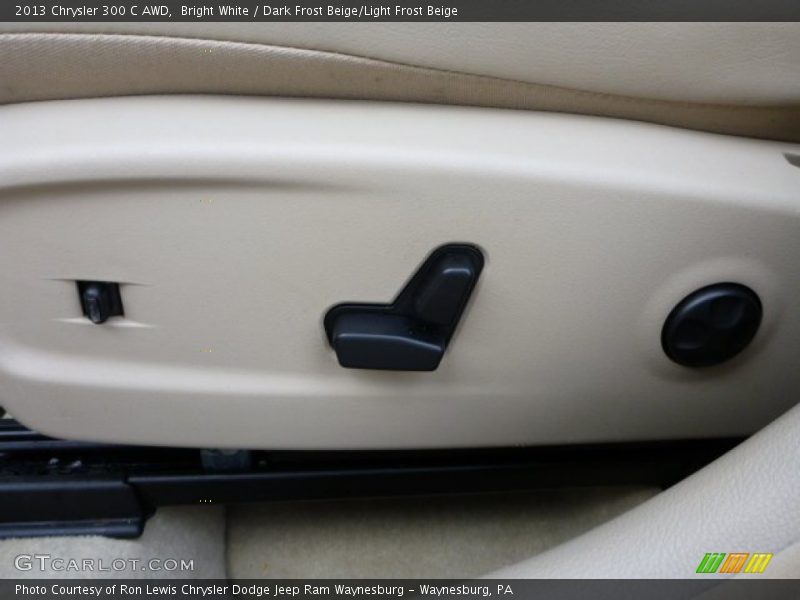 Bright White / Dark Frost Beige/Light Frost Beige 2013 Chrysler 300 C AWD