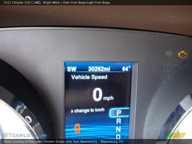 Bright White / Dark Frost Beige/Light Frost Beige 2013 Chrysler 300 C AWD