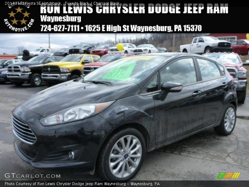 Tuxedo Black / Charcoal Black 2014 Ford Fiesta SE Hatchback
