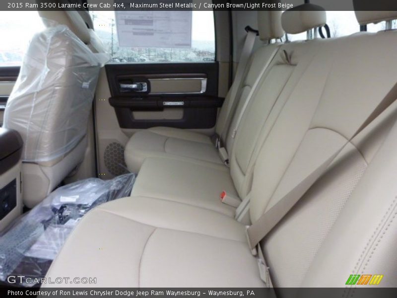 Maximum Steel Metallic / Canyon Brown/Light Frost Beige 2015 Ram 3500 Laramie Crew Cab 4x4