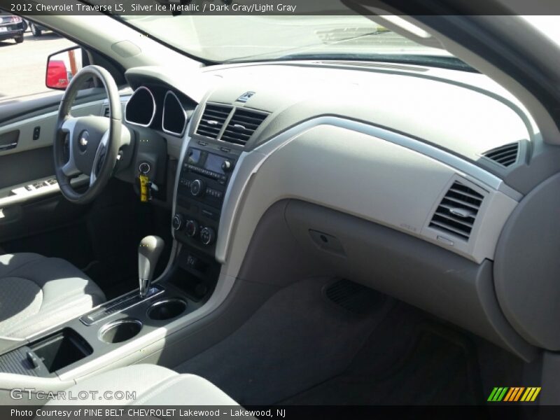 Silver Ice Metallic / Dark Gray/Light Gray 2012 Chevrolet Traverse LS