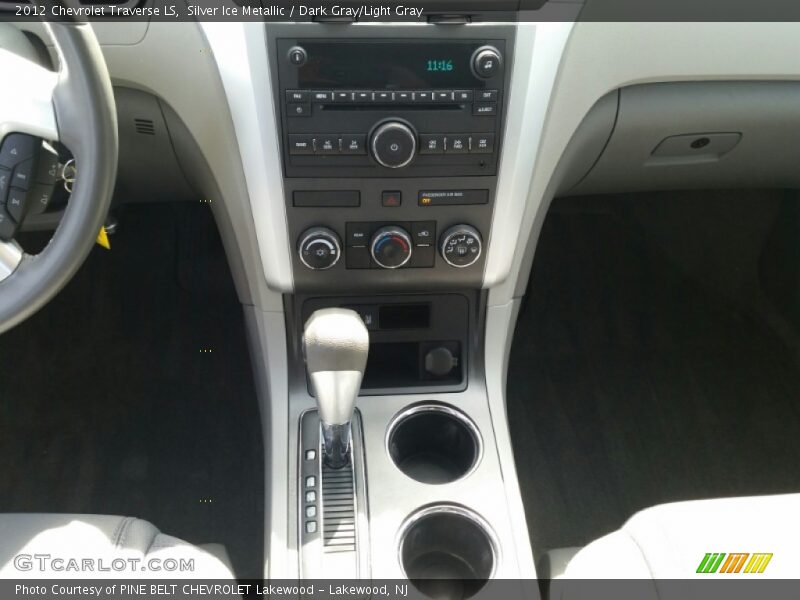 Silver Ice Metallic / Dark Gray/Light Gray 2012 Chevrolet Traverse LS
