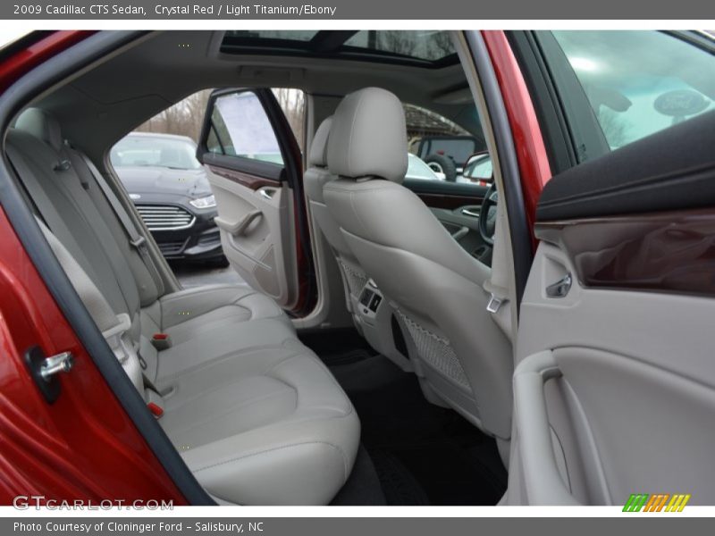 Crystal Red / Light Titanium/Ebony 2009 Cadillac CTS Sedan