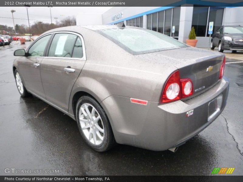 Mocha Steel Metallic / Cocoa/Cashmere 2012 Chevrolet Malibu LTZ