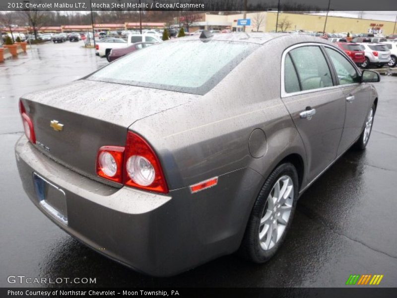 Mocha Steel Metallic / Cocoa/Cashmere 2012 Chevrolet Malibu LTZ